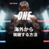 海外から見れないONE172武尊vsロッタンをU-NEXTで視聴する方法【VPNで解決】