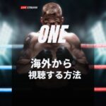 海外から見れないONE172武尊vsロッタンをU-NEXTで視聴する方法【VPNで解決】