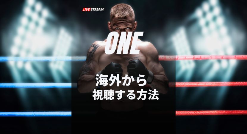 海外から見れないONE172武尊vsロッタンをU-NEXTで視聴する方法【VPNで解決】